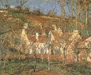 Camille Pissarro Red roof oil painting
